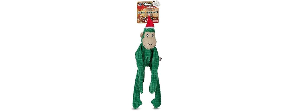 Bow Wow Pet Christmas Crinkle Monkey