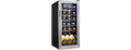 Schmecke 18 Bottle Compressor Wine Cooler Refrigerator w/Lock