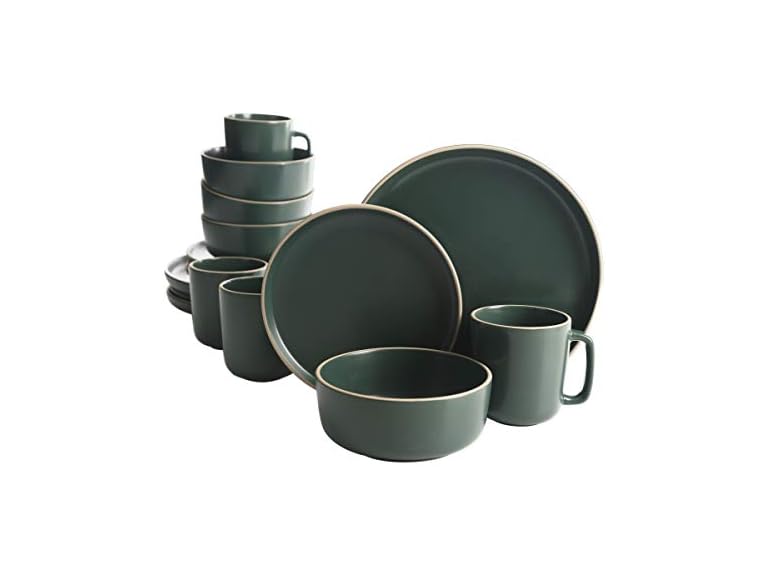 Gibson Home Zuma 16 Piece Round Kitchen Dinnerware Set