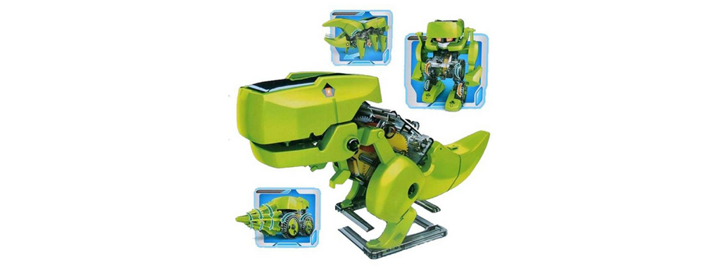 DIY 4 In 1  Solar Robot Dinosaur
