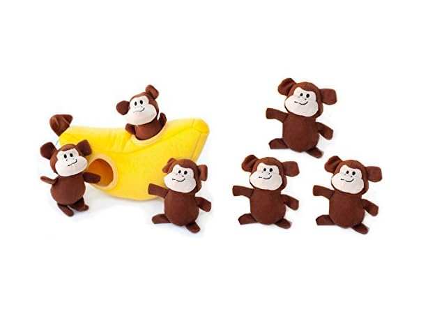 ZippyPaws Monkey Banana Set