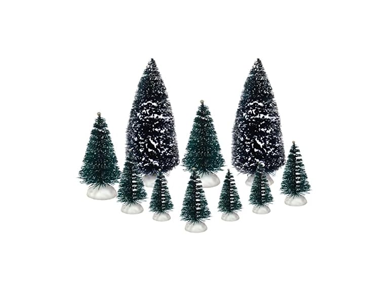 Top Treasures Set of 10 Christmas Trees