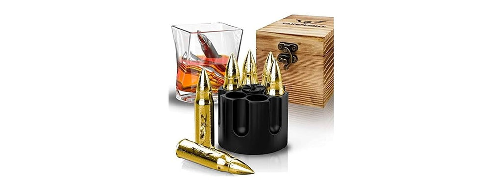 Metal Whiskey Stones 6 Count (Pack of 2)