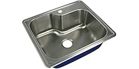 Transolid MTSO252212-1 Kitchen Sink, Stainless Steel