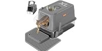 XL Stainless Steel Cat Litter Box w/ Lid