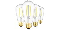 Dimmable ST58 Antique Clear Vintage Edison LED Bulbs