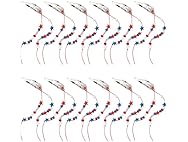 Fun Express Patriotic Hair Clip Kit 12Pk