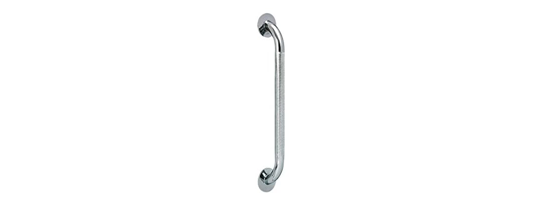 Drive Medical Drive Silver Knurled Steel Wall Grab Bar