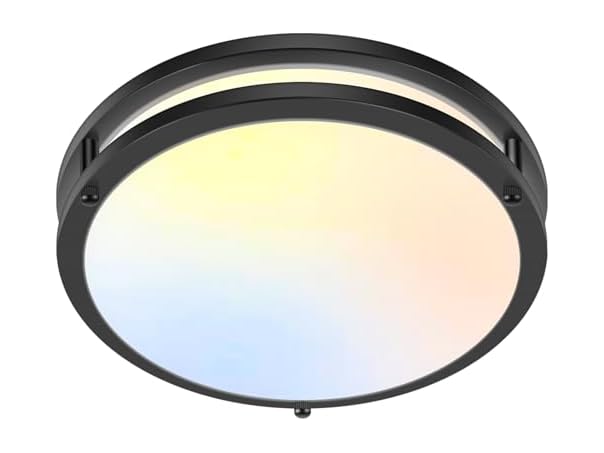 GoBright 36W LED Ceiling Light 12" Black