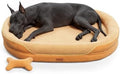 CWAWZ Brown XXL Orthopedic Dog Bed 53"