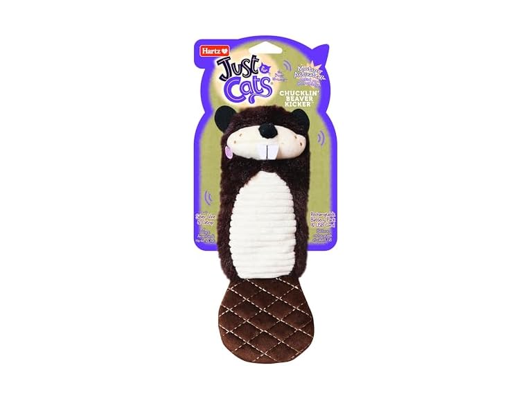 Hartz NEW Just for Cats The Chucklin' Beaver Kicker