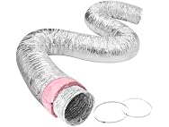 Dryer Vent Hose, 10'' Insulated Flexible Duct