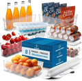 Hearth & Harbor 28 Piece Fridge Organizer Bins 