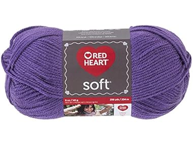 RED HEART Soft Yarn, Lavender