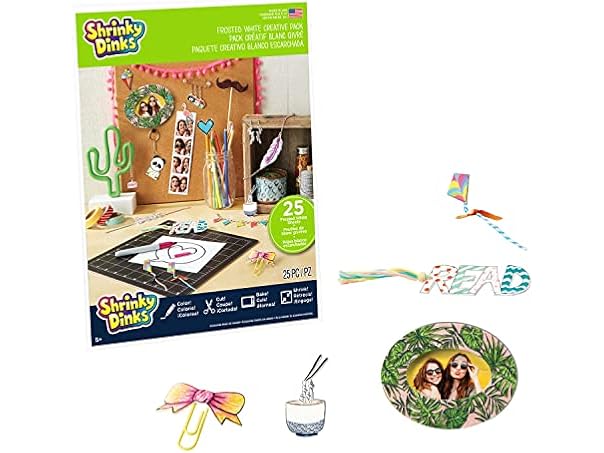 Just Play Shrinky Dinks Creative Pack, 25 Sheets
