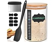 Kmise Sourdough Starter Jar 34oz Pro Kit