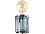 Elements Green Glass Bulb LED Lantern – Decorative Lighted Table lamp