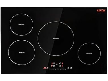 VEVOR Electric Cooktop, 4 Burners, 30''