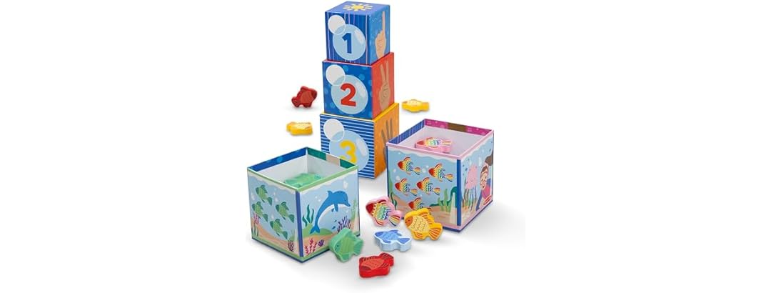 Melissa & Doug Ms. Rachel Sort and Count Blocks