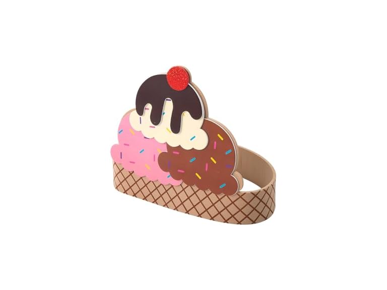 Fun Express Ice Cream Headband Kit 12Pk