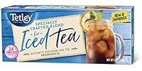 24ct Tetley Black Tea, Iced Tea Blend, Family Size