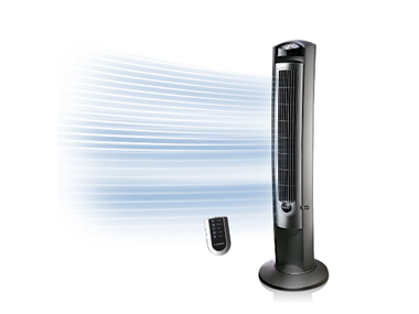 Lasko T42951C FAN TOWER W/REMOTE 42IN Black