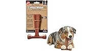 SPOT Bam-Bones Plus Coffee Wood T-Bone Dog Chew Toy, Beef