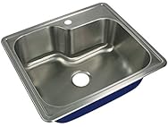 Transolid MTSO252212-1 Kitchen Sink, Stainless Steel