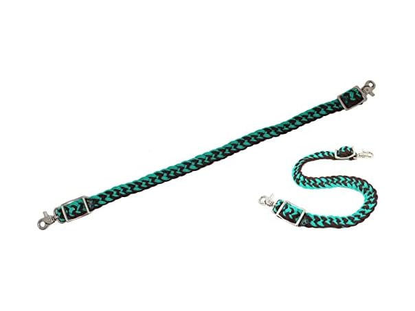 CHALLENGER Horse Western Nylon Braided Wither Breast Collar