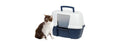 IRIS USA Large Corner Cat Litter Box with Lid