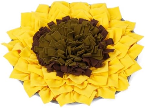 Injoya Sunflower Snuffle Mat for Dogs - 19" x