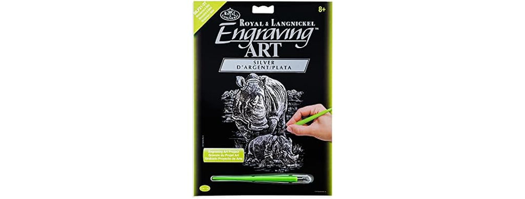 Royal & Langnickel Silver Engraving Rhino