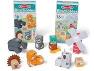 Melissa & Doug Blockables Farm and Woodland 2-Pack