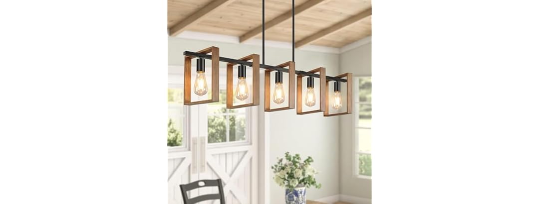 Brightever 53’’ Farmhouse Kitchen Island Lighting
