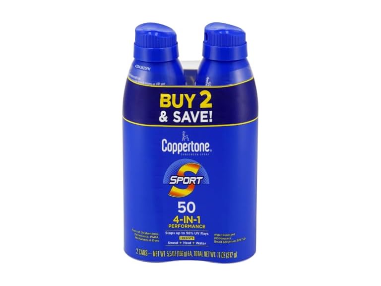 Coppertone Sport SPF 50 Sunscreen 2pk