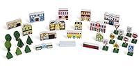 Melissa & Doug Wooden Town Play Set