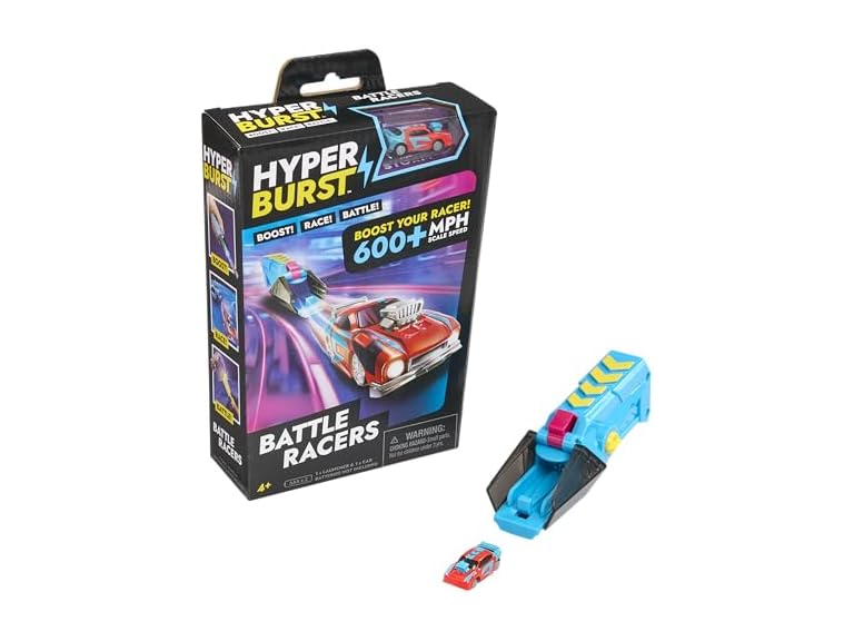 Hyper Burst Battle Racers Red Storm Car & Launcher