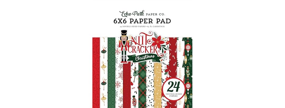 Nutcracker Christmas 6x6 Paper Pad