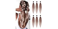 Pre-Stretched Braiding Hair 26" 6-Pack