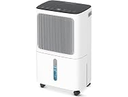VEAGASO 34 Pint Dehumidifier with Drain Hose