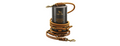 NOAH & PAW Leather Paracord Dog Leash