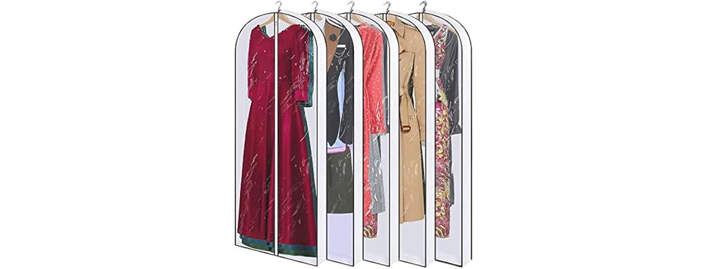 Clear Hanging Garment Bags 5-Pack