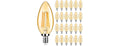 Yochoice 24-Pack Dimmable E12 Candelabra Bulbs 40Watt