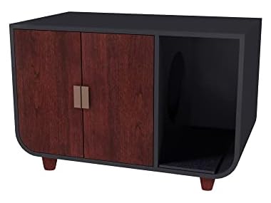 Staart Dyad Cat Litter Box Enclosure and Nightstand