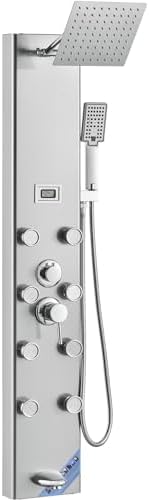 Shower Panel System, 5 Shower Modes, Digital