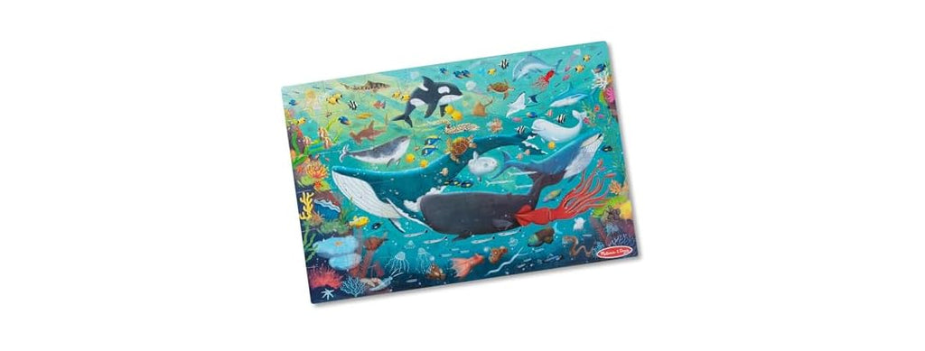 Melissa & Doug Underwater Jumbo Floor Puzzle, 48-Piece