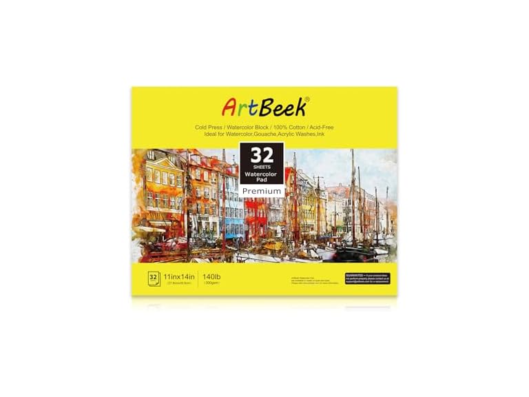 ArtBeek Watercolor Paper Block 11x14" 32Sht