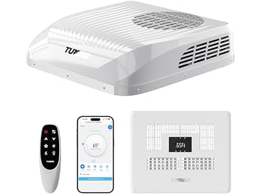 TURBRO Greenland-DC GLD09 RV AC, White