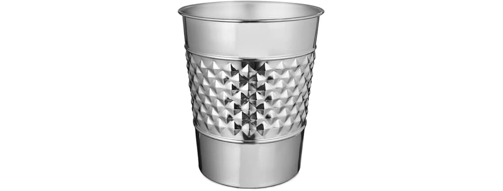 Monarch Abode Metal Bathroom Trash Can