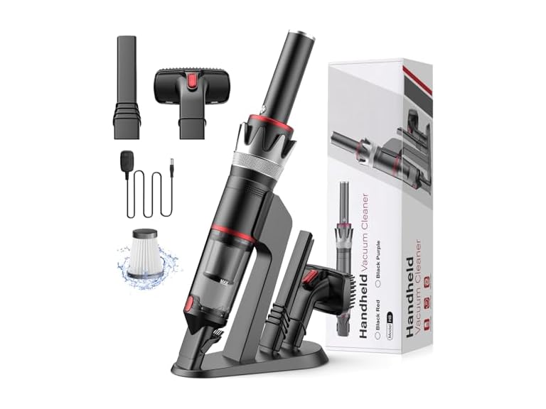 BSRCO Handheld Vacuum Cordless (Red)